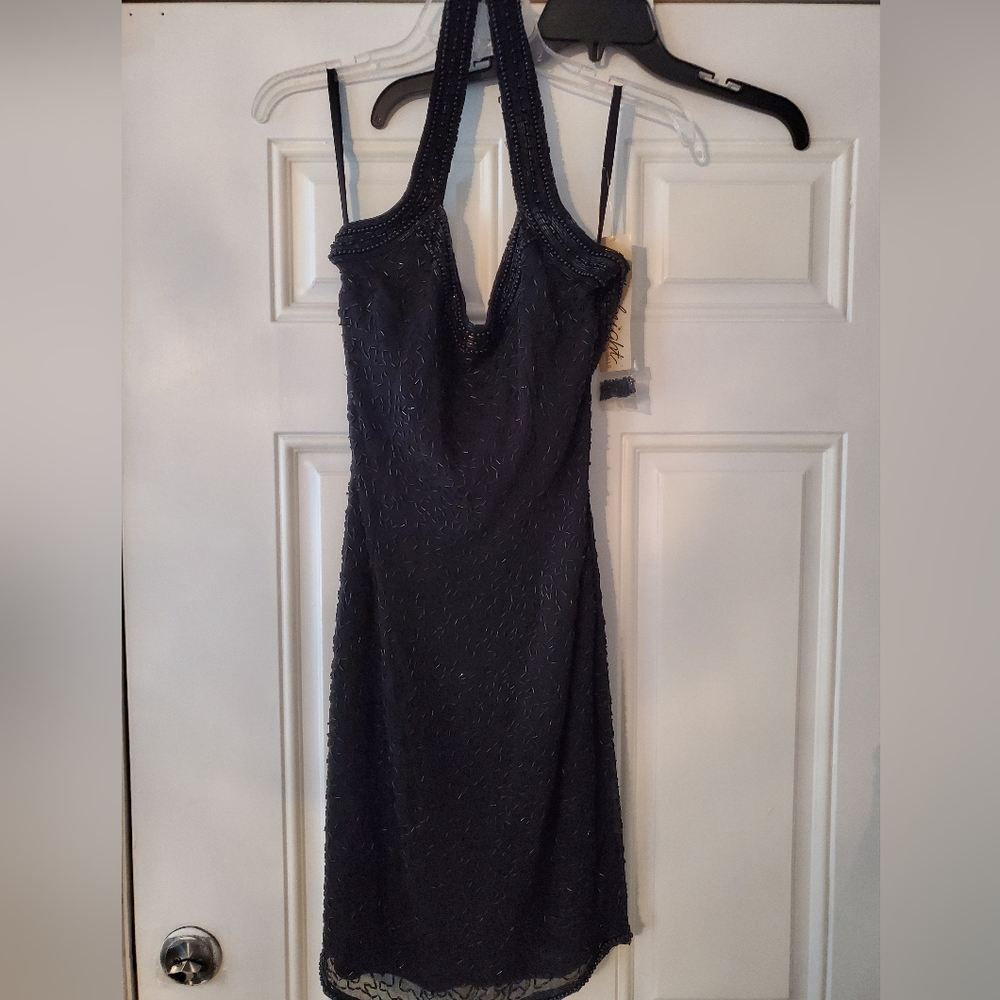 Black sequin dress